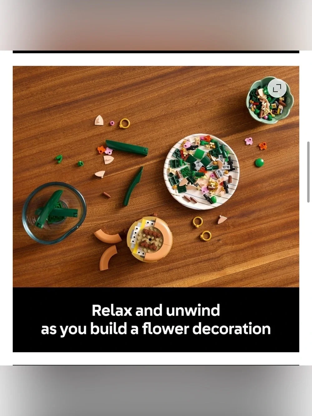 Lego New Botanicals Mini Orchid in Pink, Green and Copper